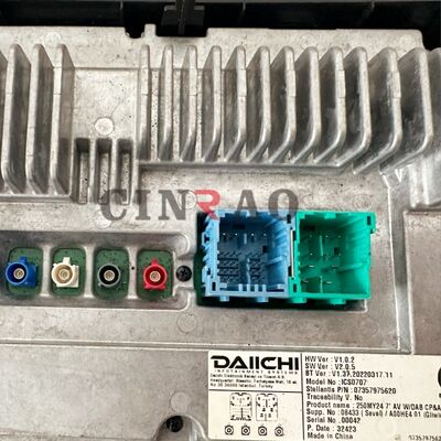 Auto-schermmonitor Fiat ICS0707 LCD-scherm 250MY24 7 AV WDAB GPS navigatie