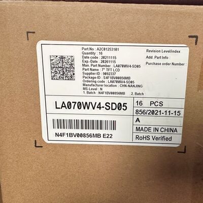 7 inch 800x480 LCD-schermpaneel LA070WV4 ((SD) ((05) LG Car LCD Display LA070WV4-SD05 WLED TTL