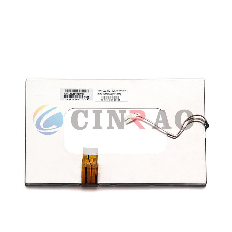 De Vertoningsmodule AUO C070FW01 V0 GPS van hoge Prestatiestft lcd het 7 Duimscherm